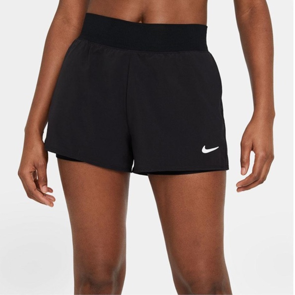 New Nike Womens Black Tennis Shorts